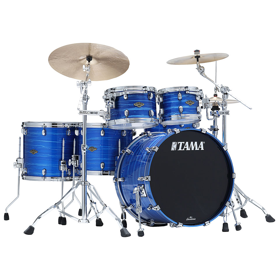 Tama Starclassic Walnut/Birch 5pc Lacquer Ocean Blue Ripple Schlagzeug Tama Starclassic Walnut/Birch 5pc Lacquer Ocean Blue Ripple Schlagzeug von Tama