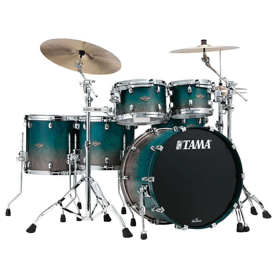 Tama Starclassic Walnut/Birch WBS52RZS-SPF 5pc Satin Sapphire Fade von Tama