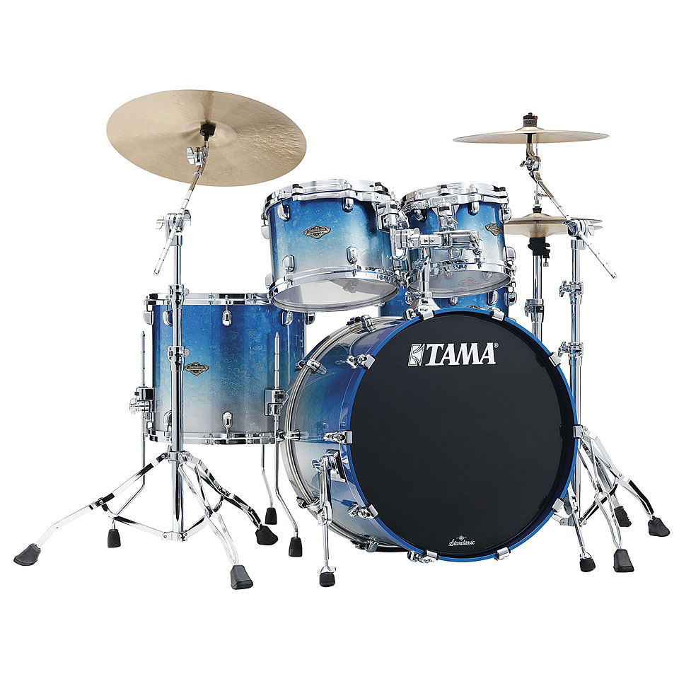 Tama Starclassic Walnut/Birch WBS42S-MBI 4pc Molten Blue Ice Fade von Tama