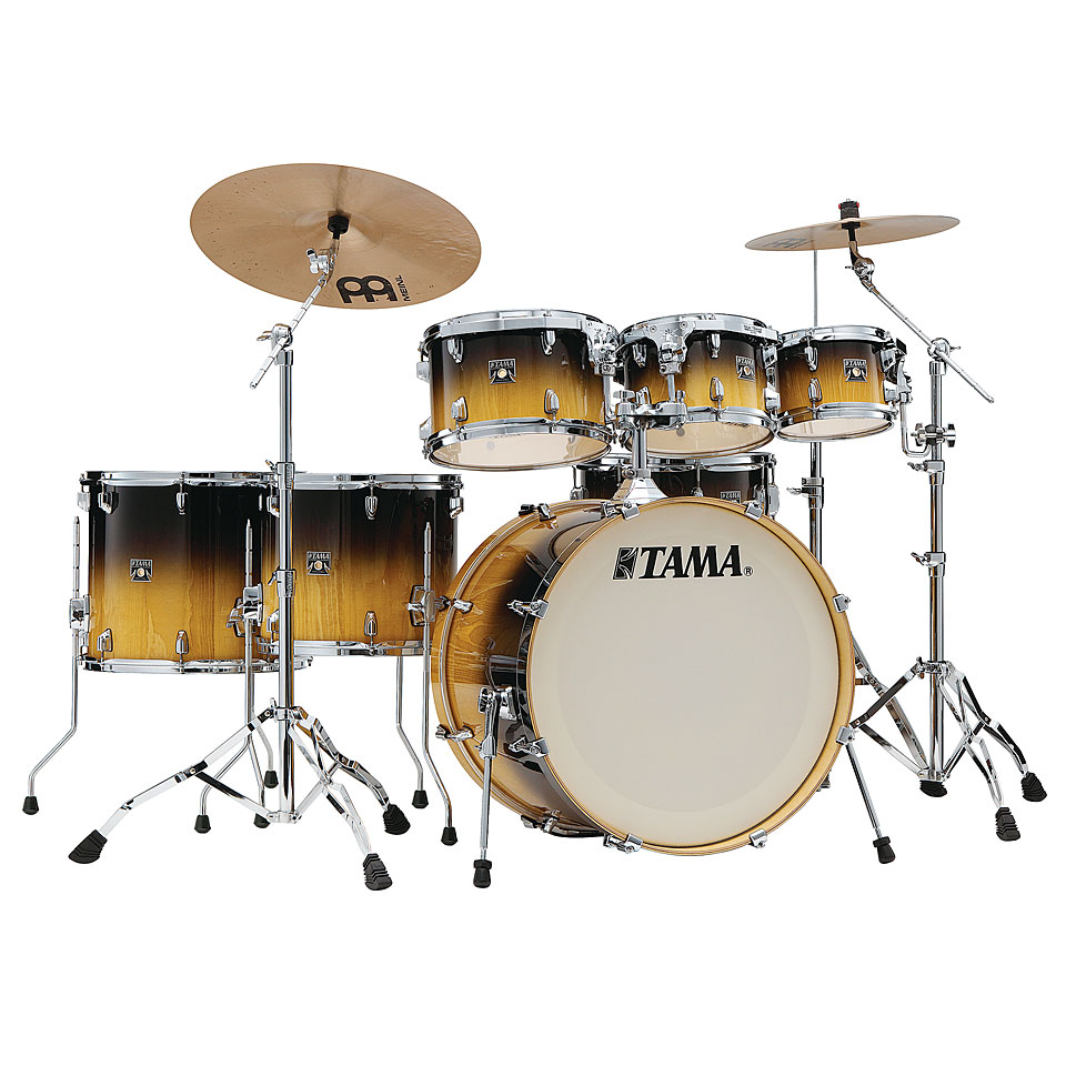 Tama Superstar Classic CL72R-PGLP Gloss Lacebark Pine Fade 7 Pcs. 22" von Tama