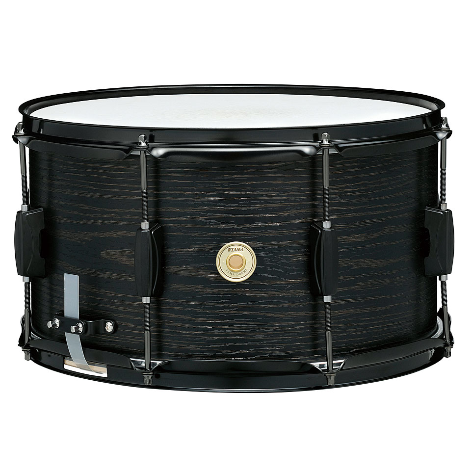 Tama Woodworks WP148BK-BOW 14" x 8" Black Oak Wrap Snare Drum Snare von Tama