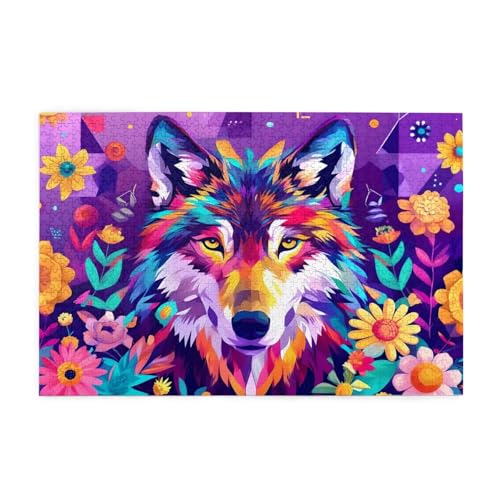 Alt Puzzle 1000 Teile Erwachsene Blume, Puzzles mit Verpackung Box und Poster, Lustig Stress Abbauen Familien Unterhaltungsspiele für Raumdekoration, Kreative Geschenke für Männer/Frauen 1T-1985 von Tamalsj