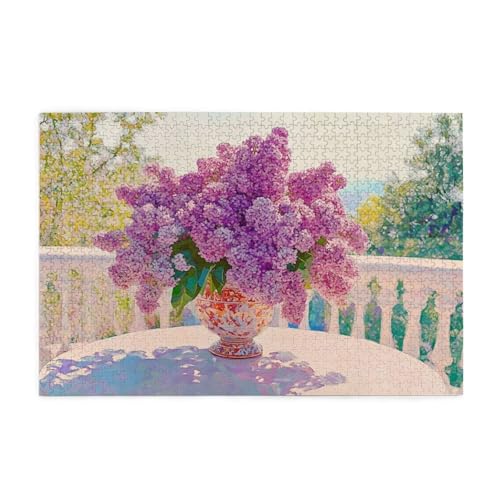 Blume Puzzle 2000 Teile Erwachsene Landschaft, Puzzles mit Verpackung Box und Poster, Lustig Stress Abbauen Familien Unterhaltungsspiele für Raumdekoration, Kreative Geschenke für Männer/Frauen 1T-750 von Tamalsj