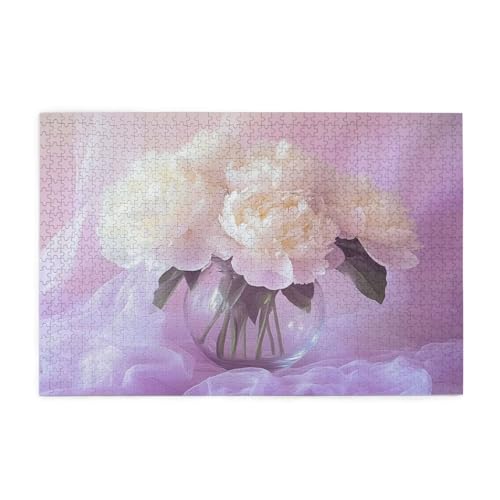 Blume Puzzle 2000 Teile Erwachsene Landschaft, Puzzles mit Verpackung Box und Poster, Lustig Stress Abbauen Familien Unterhaltungsspiele für Raumdekoration, Kreative Geschenke für Männer/Frauen 1T-953 von Tamalsj