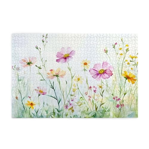 Blume Puzzle 4000 Teile Erwachsene Landschaft, Puzzles mit Verpackung Box und Poster, Lustig Stress Abbauen Familien Unterhaltungsspiele für Raumdekoration, Kreative Geschenke für Männer/Frauen 1T-250 von Tamalsj