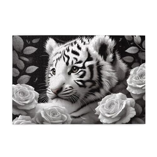 Blume Puzzle 4000 Teile Erwachsene Tiger, Puzzles mit Verpackung Box und Poster, Lustig Stress Abbauen Familien Unterhaltungsspiele für Raumdekoration, Kreative Geschenke für Männer/Frauen 1T-2047 Blume Puzzle 4000 Teile Erwachsene Tiger, Puzzles mit Verpackung Box und Poster, Lustig Stress Abbauen Familien Unterhaltungsspiele für Raumdekoration, Kreative Geschenke für Männer/Frauen 1T-2047 von Tamalsj