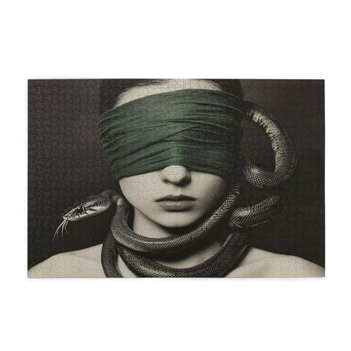 Frau Puzzle 4000 Teile Erwachsene Schlange, Puzzles mit Verpackung Box und Poster, Lustig Stress Abbauen Familien Unterhaltungsspiele für Raumdekoration, Kreative Geschenke für Männer/Frauen 1T-160 Frau Puzzle 4000 Teile Erwachsene Schlange, Puzzles mit Verpackung Box und Poster, Lustig Stress Abbauen Familien Unterhaltungsspiele für Raumdekoration, Kreative Geschenke für Männer/Frauen 1T-160 von Tamalsj