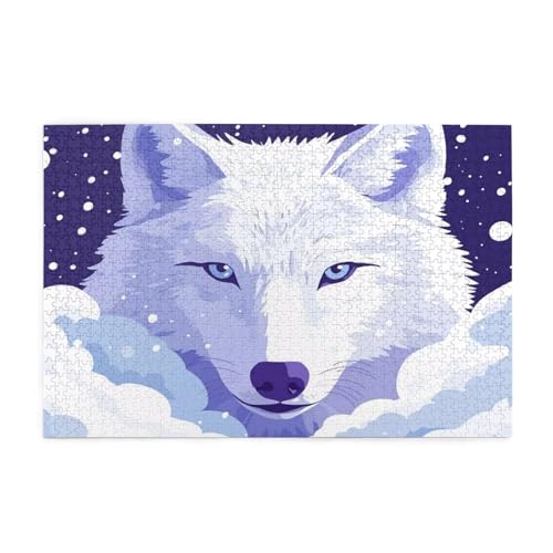 Fuchs Puzzle 2000 Teile Erwachsene Tier, Puzzles mit Verpackung Box und Poster, Lustig Stress Abbauen Familien Unterhaltungsspiele für Raumdekoration, Kreative Geschenke für Männer/Frauen 1T-1303 von Tamalsj