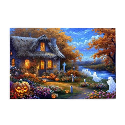 Halloween Puzzle 2000 Teile Erwachsene Landschaft, Puzzles mit Verpackung Box und Poster, Lustig Stress Abbauen Familien Unterhaltungsspiele, Kreative Geschenke für Männer/Frauen Raumdeko 1T-1123 Halloween Puzzle 2000 Teile Erwachsene Landschaft, Puzzles mit Verpackung Box und Poster, Lustig Stress Abbauen Familien Unterhaltungsspiele, Kreative Geschenke für Männer/Frauen Raumdeko 1T-1123 von Tamalsj