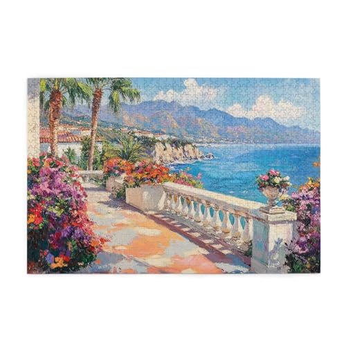 Italien Puzzle 1000 Teile Erwachsene Meer, Puzzles mit Verpackung Box und Poster, Lustig Stress Abbauen Familien Unterhaltungsspiele für Raumdekoration, Kreative Geschenke für Männer/Frauen 1T-1200 Italien Puzzle 1000 Teile Erwachsene Meer, Puzzles mit Verpackung Box und Poster, Lustig Stress Abbauen Familien Unterhaltungsspiele für Raumdekoration, Kreative Geschenke für Männer/Frauen 1T-1200 von Tamalsj