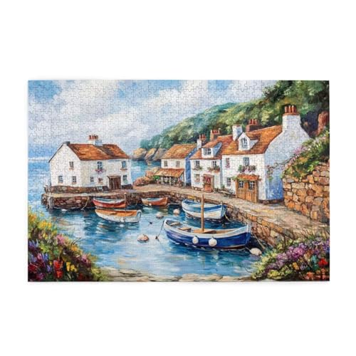 Italien Puzzle 4000 Teile Erwachsene Landschaft, Puzzles mit Verpackung Box und Poster, Lustig Stress Abbauen Familien Unterhaltungsspiele, Kreative Geschenke für Männer/Frauen Raumdekoration 1T-790 von Tamalsj