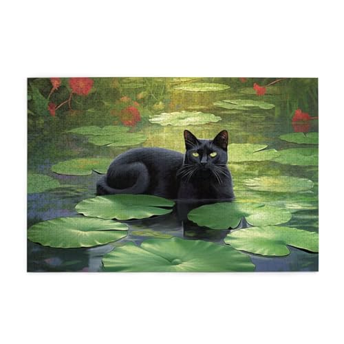 Katze Puzzle 1000 Teile Erwachsene Blume, Puzzles mit Verpackung Box und Poster, Lustig Stress Abbauen Familien Unterhaltungsspiele für Raumdekoration, Kreative Geschenke für Männer/Frauen 1T-565 Katze Puzzle 1000 Teile Erwachsene Blume, Puzzles mit Verpackung Box und Poster, Lustig Stress Abbauen Familien Unterhaltungsspiele für Raumdekoration, Kreative Geschenke für Männer/Frauen 1T-565 von Tamalsj