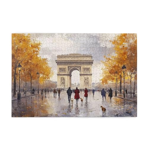 Landschaft Puzzle 4000 Teile Erwachsene London, Puzzles mit Verpackung Box und Poster, Lustig Stress Abbauen Familien Unterhaltungsspiele, Kreative Geschenke für Männer/Frauen Raumdekoration 1T-1174 von Tamalsj