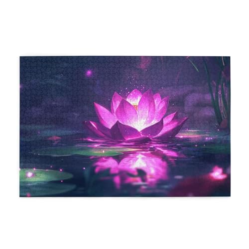 Lotus Puzzle 2000 Teile Erwachsene Traum, Puzzles mit Verpackung Box und Poster, Lustig Stress Abbauen Familien Unterhaltungsspiele für Raumdekoration, Kreative Geschenke für Männer/Frauen 1T-419 Lotus Puzzle 2000 Teile Erwachsene Traum, Puzzles mit Verpackung Box und Poster, Lustig Stress Abbauen Familien Unterhaltungsspiele für Raumdekoration, Kreative Geschenke für Männer/Frauen 1T-419 von Tamalsj