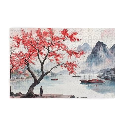 Mangrove Puzzle 4000 Teile Erwachsene Berg, Puzzles mit Verpackung Box und Poster, Lustig Stress Abbauen Familien Unterhaltungsspiele für Raumdekoration, Kreative Geschenke für Männer/Frauen 1T-149 von Tamalsj