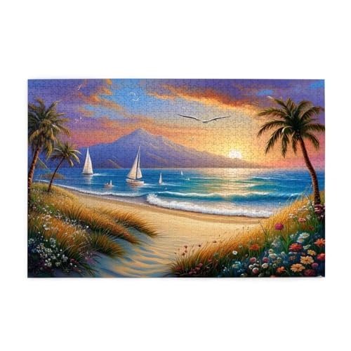 Meer Puzzle 4000 Teile Erwachsene Sonnenuntergang, Puzzles mit Verpackung Box und Poster, Lustig Stress Abbauen Familien Unterhaltungsspiele, Kreative Geschenke für Männer/Frauen Raumdeko 1T-1837 Meer Puzzle 4000 Teile Erwachsene Sonnenuntergang, Puzzles mit Verpackung Box und Poster, Lustig Stress Abbauen Familien Unterhaltungsspiele, Kreative Geschenke für Männer/Frauen Raumdeko 1T-1837 von Tamalsj