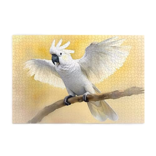 Papagei Puzzle 4000 Teile Erwachsene Tier, Puzzles mit Verpackung Box und Poster, Lustig Stress Abbauen Familien Unterhaltungsspiele für Raumdekoration, Kreative Geschenke für Männer/Frauen 1T-1909 von Tamalsj