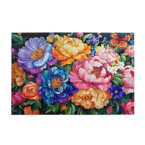 Pfingstrose Puzzle 4000 Teile Erwachsene Bunt, Puzzles mit Verpackung Box und Poster, Lustig Stress Abbauen Familien Unterhaltungsspiele, Kreative Geschenke für Männer/Frauen Raumdekoration 1T-1756 Pfingstrose Puzzle 4000 Teile Erwachsene Bunt, Puzzles mit Verpackung Box und Poster, Lustig Stress Abbauen Familien Unterhaltungsspiele, Kreative Geschenke für Männer/Frauen Raumdekoration 1T-1756 von Tamalsj