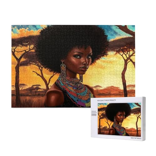 Puzzle 1500 Teile Afrika Klassische Puzzles für Erwachsene Frau Anspruchsvolles und Lustig Kreatives Unterhaltungsspiel, Holzpuzzle für Erwachsene Als Geburtstags Feiertage Geschenk fur Frauen 2T-113 Puzzle 1500 Teile Afrika Klassische Puzzles für Erwachsene Frau Anspruchsvolles und Lustig Kreatives Unterhaltungsspiel, Holzpuzzle für Erwachsene Als Geburtstags Feiertage Geschenk fur Frauen 2T-113 von Tamalsj