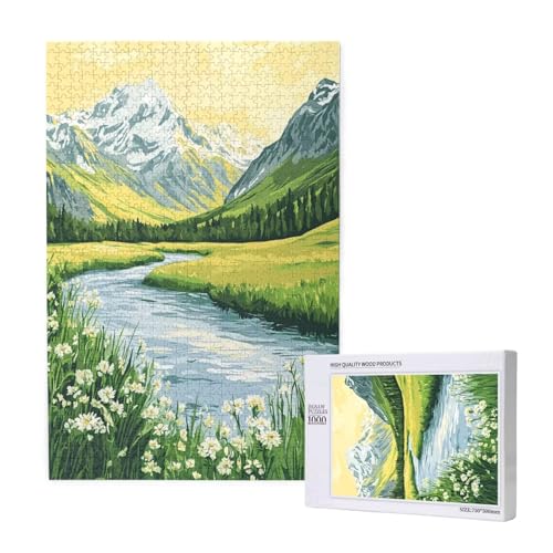 Puzzle 1500 Teile Berg Klassische Puzzles für Erwachsene Landschaft Anspruchsvolles und Lustig Kreatives Unterhaltungsspiel, Holzpuzzle für Erwachsene Als Feiertage Geschenk fur Frauen 2T-1242 Puzzle 1500 Teile Berg Klassische Puzzles für Erwachsene Landschaft Anspruchsvolles und Lustig Kreatives Unterhaltungsspiel, Holzpuzzle für Erwachsene Als Feiertage Geschenk fur Frauen 2T-1242 von Tamalsj