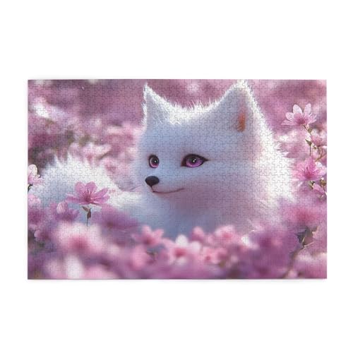 Puzzle 1500 Teile Blume, Fuchs Holz XXL Puzzle Erwachsene mit Schachtel und Poster, Schwierige, Herausfordernde und Interessant Spiele für Anfänger, Geschenke für Männer/Frauen Wohndekoration 1T-443 Puzzle 1500 Teile Blume, Fuchs Holz XXL Puzzle Erwachsene mit Schachtel und Poster, Schwierige, Herausfordernde und Interessant Spiele für Anfänger, Geschenke für Männer/Frauen Wohndekoration 1T-443 von Tamalsj