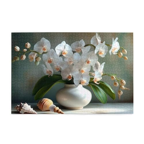 Puzzle 1500 Teile Blume, Landschaft Holz XXL Puzzle Erwachsene mit Schachtel und Poster, Schwierige, Herausfordernde und Interessant Spiele für Anfänger, Männer/Frauen Wohndekoration Geschenke 1T-1838 von Tamalsj