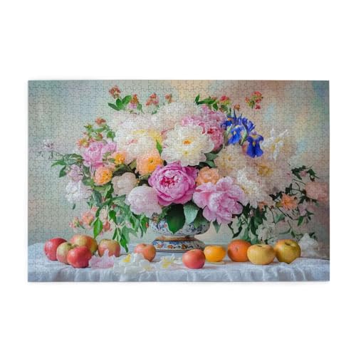 Puzzle 1500 Teile Blume, Obst Holz XXL Puzzle Erwachsene mit Schachtel und Poster, Schwierige, Herausfordernde und Interessant Spiele für Anfänger, Geschenke für Männer/Frauen Wohndekoration 1T-873 Puzzle 1500 Teile Blume, Obst Holz XXL Puzzle Erwachsene mit Schachtel und Poster, Schwierige, Herausfordernde und Interessant Spiele für Anfänger, Geschenke für Männer/Frauen Wohndekoration 1T-873 von Tamalsj