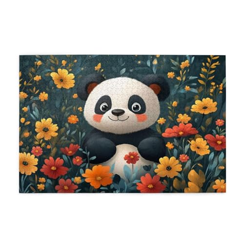 Puzzle 1500 Teile Blume, Panda Holz XXL Puzzle Erwachsene mit Schachtel und Poster, Schwierige, Herausfordernde und Interessant Spiele für Anfänger, Geschenke für Männer/Frauen Wohndekoration 1T-1399 Puzzle 1500 Teile Blume, Panda Holz XXL Puzzle Erwachsene mit Schachtel und Poster, Schwierige, Herausfordernde und Interessant Spiele für Anfänger, Geschenke für Männer/Frauen Wohndekoration 1T-1399 von Tamalsj