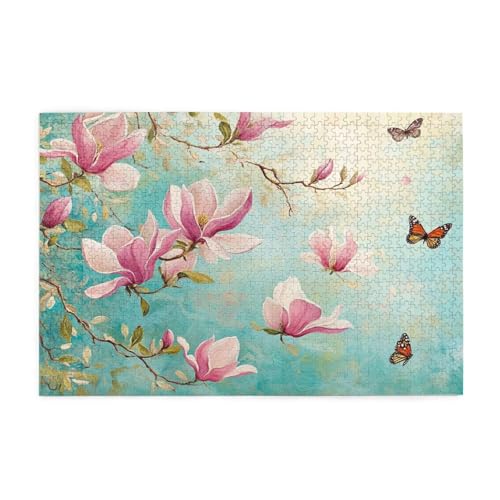 Puzzle 1500 Teile Blume, Schmetterling Holz XXL Puzzle Erwachsene mit Schachtel und Poster, Schwierige, Herausfordernde und Interessant Spiele für Anfänger, Frauen Wohndekoration Geschenke 1T-361 Puzzle 1500 Teile Blume, Schmetterling Holz XXL Puzzle Erwachsene mit Schachtel und Poster, Schwierige, Herausfordernde und Interessant Spiele für Anfänger, Frauen Wohndekoration Geschenke 1T-361 von Tamalsj