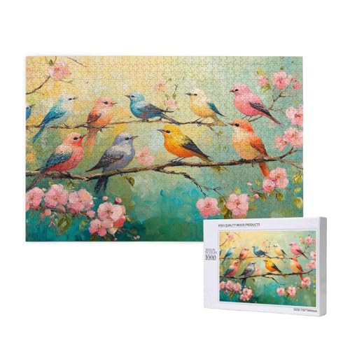 Puzzle 1500 Teile Blume Klassische Puzzles für Erwachsene Bird Anspruchsvolles und Lustig Kreatives Unterhaltungsspiel,Holzpuzzle für Erwachsene Als Geburtstags Feiertage Geschenk fur Frauen 2T-684 Puzzle 1500 Teile Blume Klassische Puzzles für Erwachsene Bird Anspruchsvolles und Lustig Kreatives Unterhaltungsspiel,Holzpuzzle für Erwachsene Als Geburtstags Feiertage Geschenk fur Frauen 2T-684 von Tamalsj