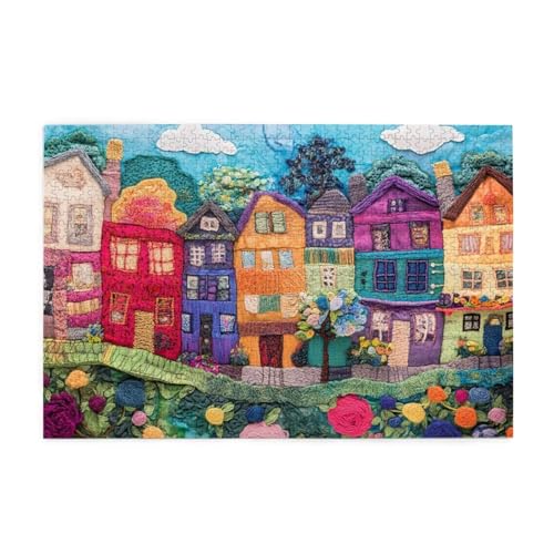 Puzzle 1500 Teile Bunt, Stadt Holz XXL Puzzle Erwachsene mit Schachtel und Poster, Schwierige, Herausfordernde und Interessant Spiele für Anfänger, Geschenke für Männer/Frauen Wohndekoration 1T-530 Puzzle 1500 Teile Bunt, Stadt Holz XXL Puzzle Erwachsene mit Schachtel und Poster, Schwierige, Herausfordernde und Interessant Spiele für Anfänger, Geschenke für Männer/Frauen Wohndekoration 1T-530 von Tamalsj