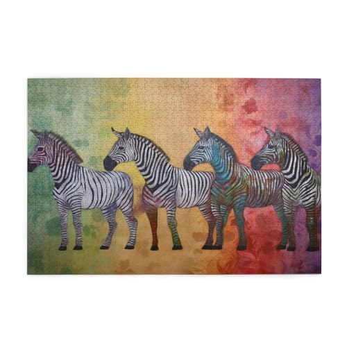 Puzzle 1500 Teile Farbe, Zebra Holz XXL Puzzle Erwachsene mit Schachtel und Poster, Schwierige, Herausfordernde und Interessant Spiele für Anfänger, Geschenke für Männer/Frauen Wohndekoration 1T-518 Puzzle 1500 Teile Farbe, Zebra Holz XXL Puzzle Erwachsene mit Schachtel und Poster, Schwierige, Herausfordernde und Interessant Spiele für Anfänger, Geschenke für Männer/Frauen Wohndekoration 1T-518 von Tamalsj