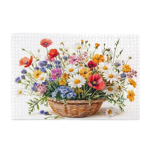 Puzzle 1500 Teile Gänseblümchen, Blume Holz XXL Puzzle Erwachsene mit Schachtel und Poster, Schwierige, Herausfordernde und Interessant Spiele für Anfänger, Frauen Wohndekoration Geschenke 1T-1299 Puzzle 1500 Teile Gänseblümchen, Blume Holz XXL Puzzle Erwachsene mit Schachtel und Poster, Schwierige, Herausfordernde und Interessant Spiele für Anfänger, Frauen Wohndekoration Geschenke 1T-1299 von Tamalsj