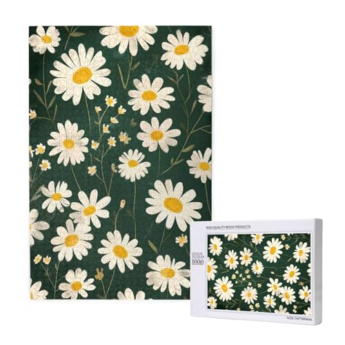 Puzzle 1500 Teile Gänseblümchen Klassische Puzzles für Erwachsene Blume Anspruchsvolles und Lustig Kreatives Unterhaltungsspiel, Holzpuzzle für Erwachsene Als Feiertage Geschenk fur Frauen 2T-1616 Puzzle 1500 Teile Gänseblümchen Klassische Puzzles für Erwachsene Blume Anspruchsvolles und Lustig Kreatives Unterhaltungsspiel, Holzpuzzle für Erwachsene Als Feiertage Geschenk fur Frauen 2T-1616 von Tamalsj