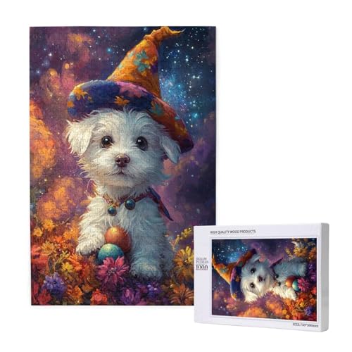 Puzzle 1500 Teile Halloween Klassische Puzzles für Erwachsene Hund Anspruchsvolles und Lustig Kreatives Unterhaltungsspiel, Holzpuzzle für Erwachsene Als Feiertage Geschenk fur Frauen 2T-1821 Puzzle 1500 Teile Halloween Klassische Puzzles für Erwachsene Hund Anspruchsvolles und Lustig Kreatives Unterhaltungsspiel, Holzpuzzle für Erwachsene Als Feiertage Geschenk fur Frauen 2T-1821 von Tamalsj