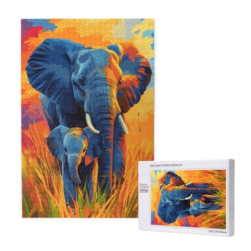 Puzzle 1500 Teile Herbst Klassische Puzzles für Erwachsene Elefant Anspruchsvolles und Lustig Kreatives Unterhaltungsspiel, Holzpuzzle für Erwachsene Als Feiertage Geschenk fur Frauen 2T-1763 Puzzle 1500 Teile Herbst Klassische Puzzles für Erwachsene Elefant Anspruchsvolles und Lustig Kreatives Unterhaltungsspiel, Holzpuzzle für Erwachsene Als Feiertage Geschenk fur Frauen 2T-1763 von Tamalsj