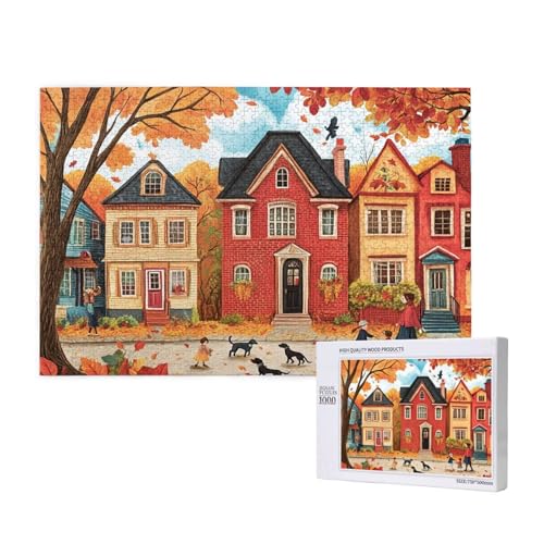 Puzzle 1500 Teile Herbst Klassische Puzzles für Erwachsene Landschaft Anspruchsvolles und Lustig Kreatives Unterhaltungsspiel, Holzpuzzle für Erwachsene Als Feiertage Geschenk fur Frauen 2T-231 Puzzle 1500 Teile Herbst Klassische Puzzles für Erwachsene Landschaft Anspruchsvolles und Lustig Kreatives Unterhaltungsspiel, Holzpuzzle für Erwachsene Als Feiertage Geschenk fur Frauen 2T-231 von Tamalsj