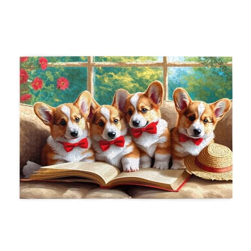 Puzzle 1500 Teile Hund, Blume Holz XXL Puzzle Erwachsene mit Schachtel und Poster, Schwierige, Herausfordernde und Interessant Spiele für Anfänger, Geschenke für Männer/Frauen Wohndekoration 1T-2068 Puzzle 1500 Teile Hund, Blume Holz XXL Puzzle Erwachsene mit Schachtel und Poster, Schwierige, Herausfordernde und Interessant Spiele für Anfänger, Geschenke für Männer/Frauen Wohndekoration 1T-2068 von Tamalsj