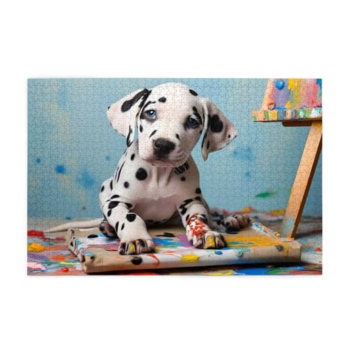 Puzzle 1500 Teile Hund, Bunt Holz XXL Puzzle Erwachsene mit Schachtel und Poster, Schwierige, Herausfordernde und Interessant Spiele für Anfänger, Geschenke für Männer/Frauen Wohndekoration 1T-1898 Puzzle 1500 Teile Hund, Bunt Holz XXL Puzzle Erwachsene mit Schachtel und Poster, Schwierige, Herausfordernde und Interessant Spiele für Anfänger, Geschenke für Männer/Frauen Wohndekoration 1T-1898 von Tamalsj