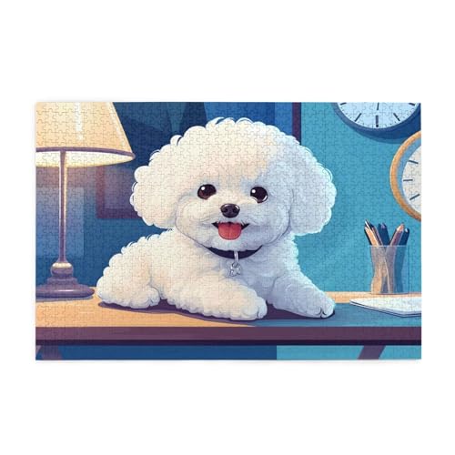 Puzzle 1500 Teile Hund, Niedlich Holz XXL Puzzle Erwachsene mit Schachtel und Poster, Schwierige, Herausfordernde und Interessant Spiele für Anfänger, Männer/Frauen Wohndekoration Geschenke 1T-1845 Puzzle 1500 Teile Hund, Niedlich Holz XXL Puzzle Erwachsene mit Schachtel und Poster, Schwierige, Herausfordernde und Interessant Spiele für Anfänger, Männer/Frauen Wohndekoration Geschenke 1T-1845 von Tamalsj