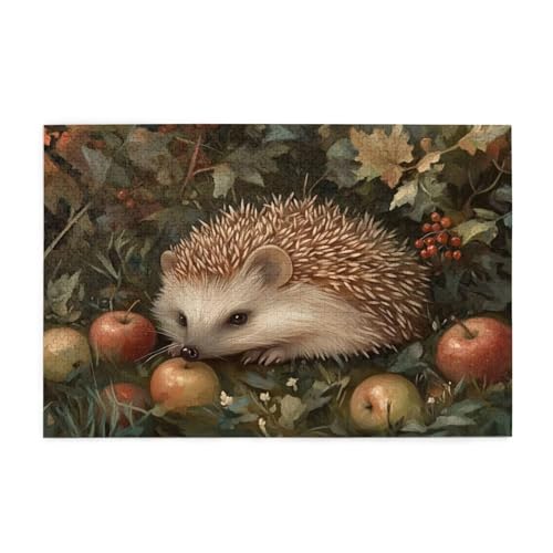 Puzzle 1500 Teile Igel, Obst Holz XXL Puzzle Erwachsene mit Schachtel und Poster, Schwierige, Herausfordernde und Interessant Spiele für Anfänger, Geschenke für Männer/Frauen Wohndekoration 1T-891 Puzzle 1500 Teile Igel, Obst Holz XXL Puzzle Erwachsene mit Schachtel und Poster, Schwierige, Herausfordernde und Interessant Spiele für Anfänger, Geschenke für Männer/Frauen Wohndekoration 1T-891 von Tamalsj