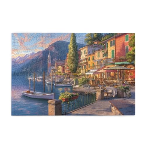 Puzzle 1500 Teile Italien, Landschaft Holz XXL Puzzle Erwachsene mit Schachtel und Poster, Schwierige, Herausfordernde und Interessant Spiele für Anfänger, Frauen Wohndekoration Geschenke 1T-1285 Puzzle 1500 Teile Italien, Landschaft Holz XXL Puzzle Erwachsene mit Schachtel und Poster, Schwierige, Herausfordernde und Interessant Spiele für Anfänger, Frauen Wohndekoration Geschenke 1T-1285 von Tamalsj