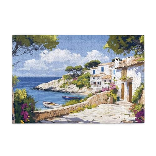 Puzzle 1500 Teile Italien, Meer Holz XXL Puzzle Erwachsene mit Schachtel und Poster, Schwierige, Herausfordernde und Interessant Spiele für Anfänger, Geschenke für Männer/Frauen Wohndekoration 1T-796 Puzzle 1500 Teile Italien, Meer Holz XXL Puzzle Erwachsene mit Schachtel und Poster, Schwierige, Herausfordernde und Interessant Spiele für Anfänger, Geschenke für Männer/Frauen Wohndekoration 1T-796 von Tamalsj