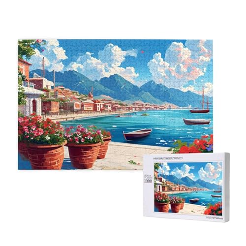 Puzzle 1500 Teile Italien Klassische Puzzles für Erwachsene Meer Anspruchsvolles und Lustig Kreatives Unterhaltungsspiel, Holzpuzzle für Erwachsene Als Geburtstags Feiertage Geschenk fur Frauen 2T-55 Puzzle 1500 Teile Italien Klassische Puzzles für Erwachsene Meer Anspruchsvolles und Lustig Kreatives Unterhaltungsspiel, Holzpuzzle für Erwachsene Als Geburtstags Feiertage Geschenk fur Frauen 2T-55 von Tamalsj