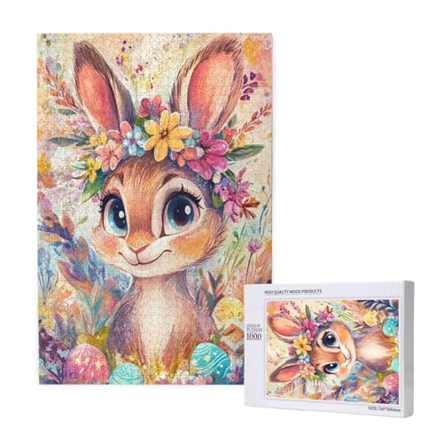 Puzzle 1500 Teile Kaninchen Klassische Puzzles für Erwachsene Blume Anspruchsvolles und Lustig Kreatives Unterhaltungsspiel, Holzpuzzle für Erwachsene Als Feiertage Geschenk fur Frauen 2T-1095 Puzzle 1500 Teile Kaninchen Klassische Puzzles für Erwachsene Blume Anspruchsvolles und Lustig Kreatives Unterhaltungsspiel, Holzpuzzle für Erwachsene Als Feiertage Geschenk fur Frauen 2T-1095 von Tamalsj