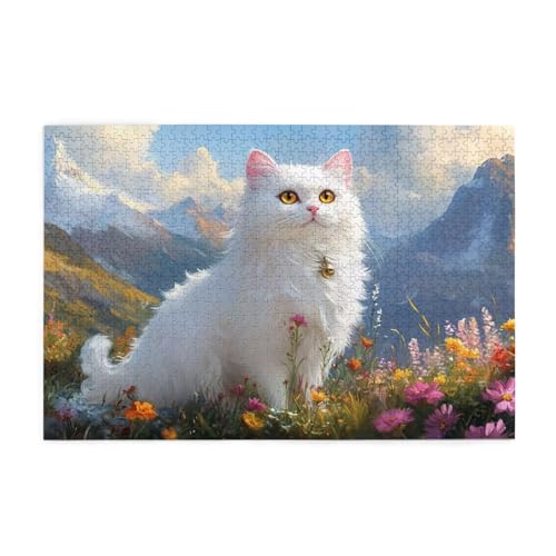 Puzzle 1500 Teile Katze, Landschaft Holz XXL Puzzle Erwachsene mit Schachtel und Poster, Schwierige, Herausfordernde und Interessant Spiele für Anfänger, Männer/Frauen Wohndekoration Geschenke 1T-214 Puzzle 1500 Teile Katze, Landschaft Holz XXL Puzzle Erwachsene mit Schachtel und Poster, Schwierige, Herausfordernde und Interessant Spiele für Anfänger, Männer/Frauen Wohndekoration Geschenke 1T-214 von Tamalsj