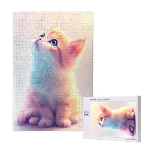 Puzzle 1500 Teile Katze Klassische Puzzles für Erwachsene Niedlich Anspruchsvolles und Lustig Kreatives Unterhaltungsspiel, Holzpuzzle für Erwachsene Als Feiertage Geschenk fur Frauen 2T-1600 Puzzle 1500 Teile Katze Klassische Puzzles für Erwachsene Niedlich Anspruchsvolles und Lustig Kreatives Unterhaltungsspiel, Holzpuzzle für Erwachsene Als Feiertage Geschenk fur Frauen 2T-1600 von Tamalsj