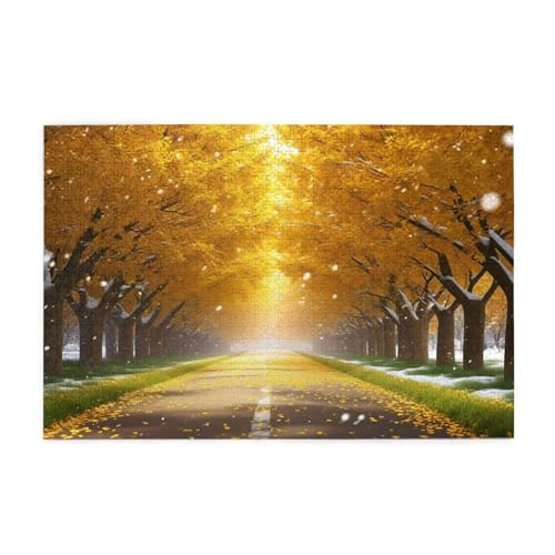 Puzzle 1500 Teile Landschaft, Herbst Holz XXL Puzzle Erwachsene mit Schachtel und Poster, Schwierige, Herausfordernde und Interessant Spiele für Anfänger, Frauen Wohndekoration Geschenke 1T-1049 Puzzle 1500 Teile Landschaft, Herbst Holz XXL Puzzle Erwachsene mit Schachtel und Poster, Schwierige, Herausfordernde und Interessant Spiele für Anfänger, Frauen Wohndekoration Geschenke 1T-1049 von Tamalsj