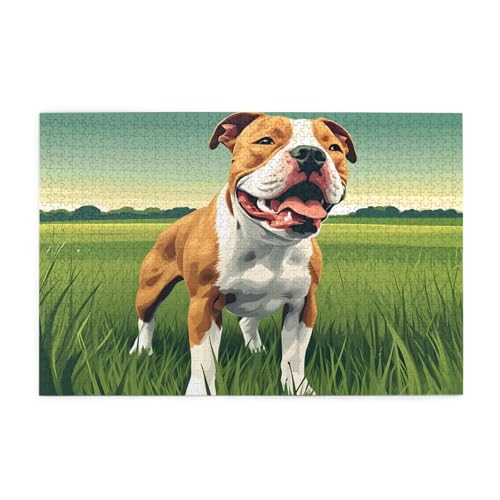 Puzzle 1500 Teile Landschaft, Hund Holz XXL Puzzle Erwachsene mit Schachtel und Poster, Schwierige, Herausfordernde und Interessant Spiele für Anfänger, Männer/Frauen Wohndekoration Geschenke 1T-1046 Puzzle 1500 Teile Landschaft, Hund Holz XXL Puzzle Erwachsene mit Schachtel und Poster, Schwierige, Herausfordernde und Interessant Spiele für Anfänger, Männer/Frauen Wohndekoration Geschenke 1T-1046 von Tamalsj