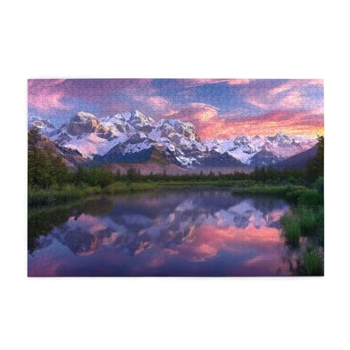 Puzzle 1500 Teile Landschaft, See Holz XXL Puzzle Erwachsene mit Schachtel und Poster, Schwierige, Herausfordernde und Interessant Spiele für Anfänger, Männer/Frauen Wohndekoration Geschenke 1T-1856 Puzzle 1500 Teile Landschaft, See Holz XXL Puzzle Erwachsene mit Schachtel und Poster, Schwierige, Herausfordernde und Interessant Spiele für Anfänger, Männer/Frauen Wohndekoration Geschenke 1T-1856 von Tamalsj